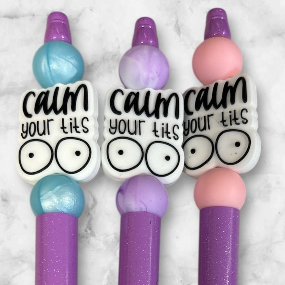 Calm Your (.)(.) Handcrafted Pen (1) Grab - Picture 2 of 2